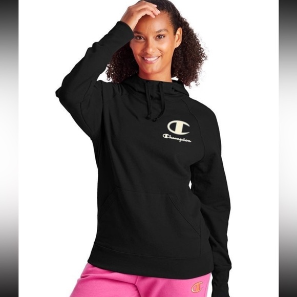 Champion Powerblend Hoodie, Velvet Logo NWTS - Picture 2 of 4